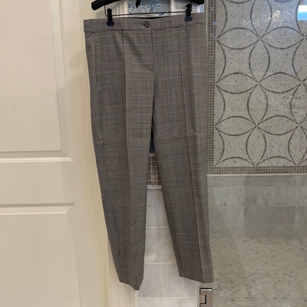 Theory plaid pants